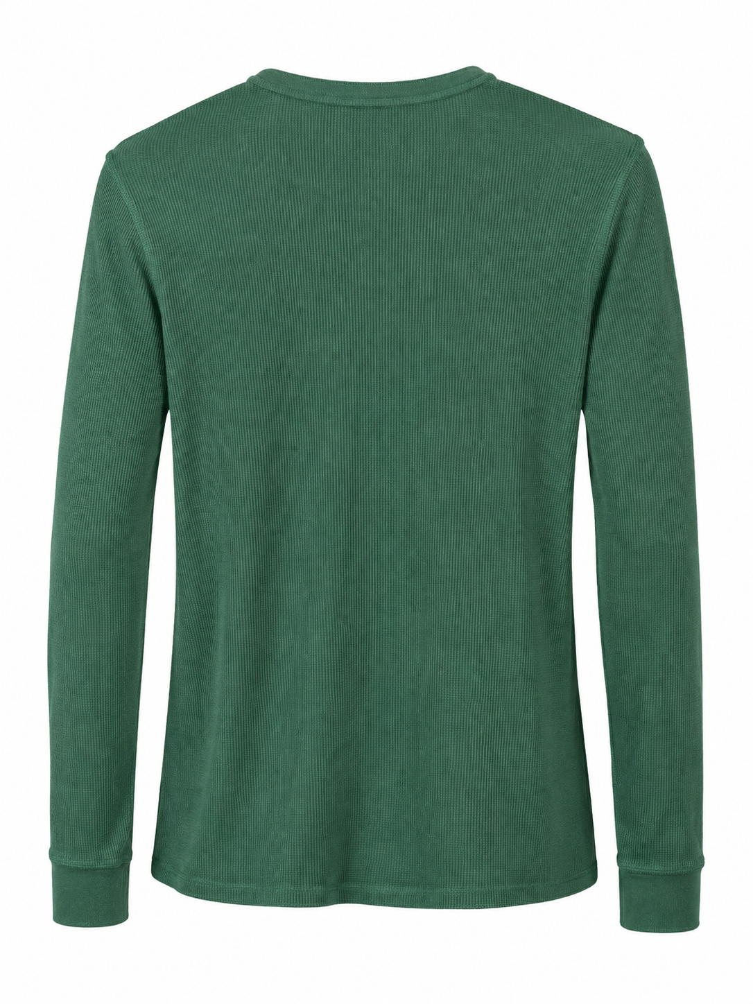 GAP zöld waffle Henley hosszú ujjú felső M