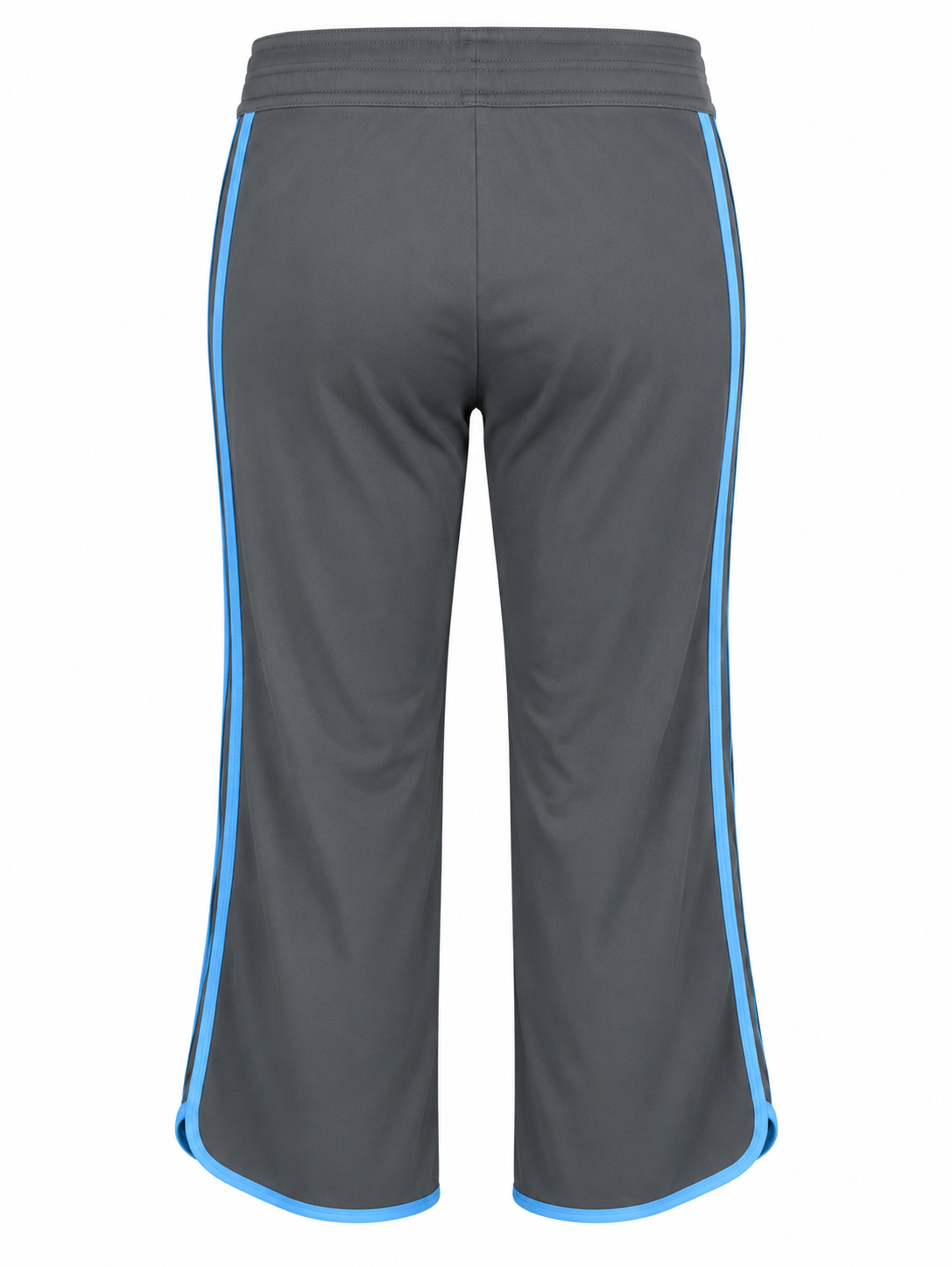 Adidas sötétszürke sport leggings kék szegéllyel