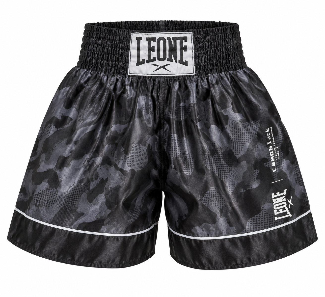 Leone 1947 boksz rövidnadrág camo fekete S