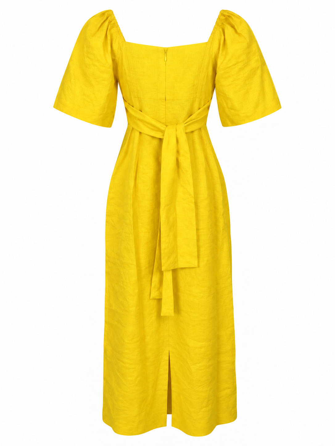 Banana Republic sárga 100% len maxi ruha