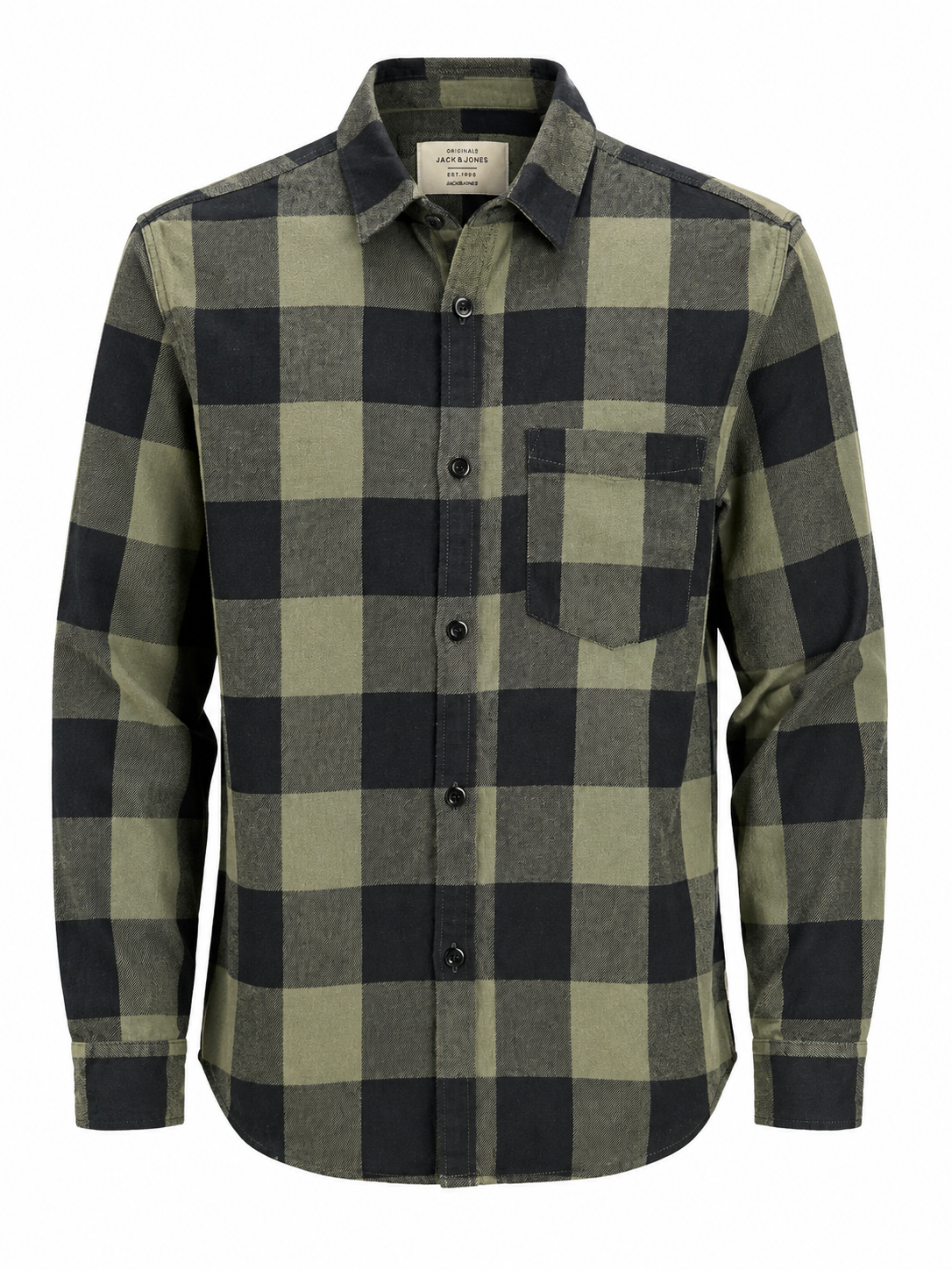Jack & Jones kockás hosszú ujjú ing M