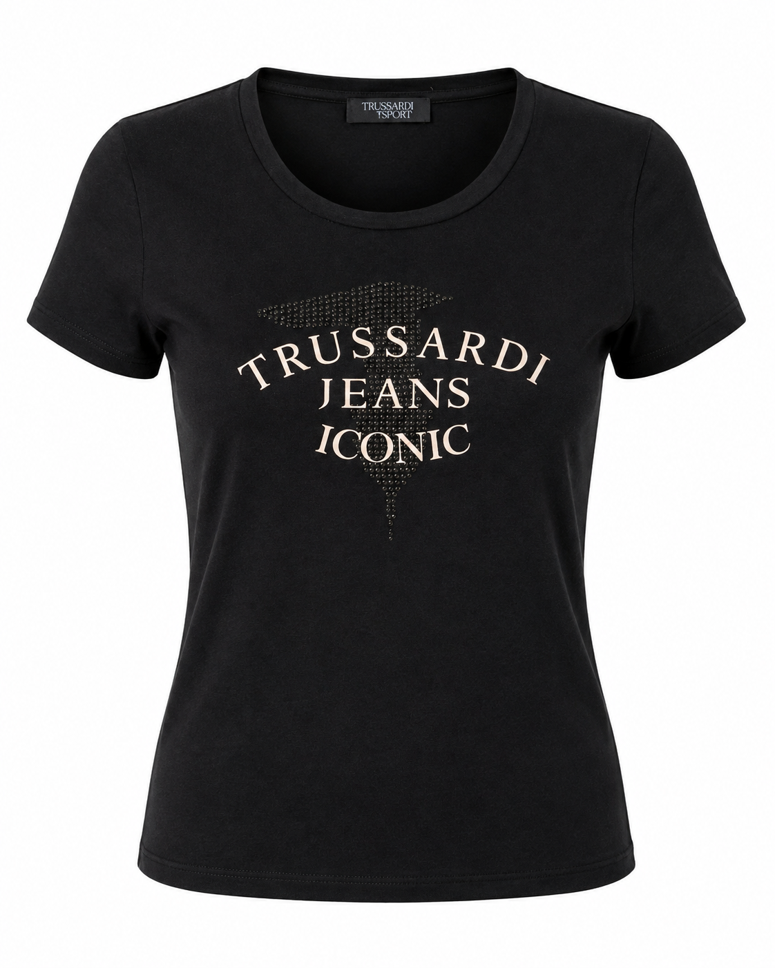 Trussardi Sport fekete logós női póló XS